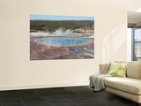 Grand Prismatic Spring, Midway Geyser Basin Geothermal Area, Yellowstone National Park, Wyoming Wall Mural by Stocktrek Images 