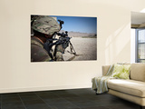 U.S. Army Sniper Pulls Security Using an Mk14 Enhanced Battle Rifle Wall Mural by Stocktrek Images 