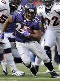 Broncos Ravens Football: Baltimore, MD - Ray Rice Fotografie-Druck von Nick Wass