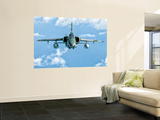 A Brazilian Air Force Embraer A-1B Soars Through the Sky over Brazil Mural por Stocktrek Images