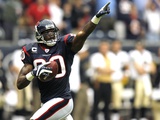 Saints Texans Football: Houston, TEXAS - Andre Johnson Photographic Print by Dave Einsel