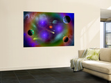 Conceptual Image of a Scene in Outer Space Wandgemälde von Stocktrek Images 