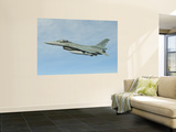 A Chilean Air Force F-16 Soars Through the Sky over Brazil Wall Mural by Stocktrek Images 