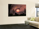 Artist's Concept of the Extinction of Prehistoric Earth Wall Mural by Stocktrek Images 