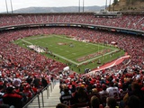 San Francisco 49ers--Candlestick Park: San Francisco, CALIFORNIA - Candlestick Park Photographic Print by George Nikitin