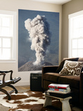 Eruption of Ash Cloud from Santiaguito Dome Complex, Santa Maria Volcano, Guatemala Wall Mural by Stocktrek Images 