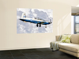 A Hellenic Air Force T-6 Texan Ii Prepares for Landing Wall Mural by Stocktrek Images 