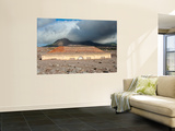 Plymouth Courthouse Buried in Lahar Deposits from Soufriere Hills Volcano, Montserrat, Caribbean Wall Mural by Stocktrek Images 