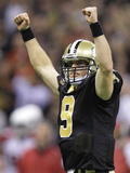 Cardinals Saints Football: New Orleans, LA - Drew Brees Fotografie-Druck von Patrick Semansky
