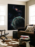 Artist's Concept of a Terrestrial Planet Mural por Stocktrek Images
