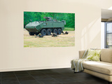 A Belgian Army Piranha Iiic with the Fn Arrows Remote Weapon System Turret Vægplakat af Stocktrek Images A Belgian Army Piranha Iiic with the Fn Arrows Remote Weapon System Turret Vægplakat af Stocktrek Images