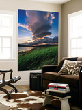 A Giant Stacked Lenticular Cloud over Tjeldsundet, Troms County, Norway Wall Mural by Stocktrek Images 