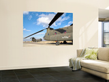 Italian Army Ch-47C Chinook Helicopters at Forward Operating Base Herat Wall Mural by Stocktrek Images 