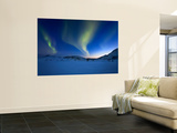 Aurora Borealis over Skittendalen Valley in Troms County, Norway Mural por Stocktrek Images Aurora Borealis over Skittendalen Valley in Troms County, Norway Mural por Stocktrek Images