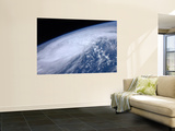 View from Space of Hurricane Irene as it Passes over the Caribbean Wall Mural by Stocktrek Images 