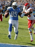 Chiefs Chargers Football: San Diego, CA - Antonio Gates Photographic Print by Lenny Ignelzi