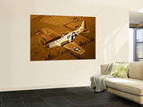 A North American P-51D Mustang in Flight Wall Mural by Stocktrek Images 