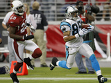 Panthers Cardinals Football: Glendale, AZ - Steve Smith Photographic Print by Matt York