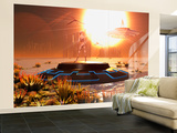 A Distant Alien World That Orbits Close to its Sun Wall Mural – Large by Stocktrek Images 