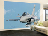 A Rafale B of the French Air Force in Flight over Brazil Wall Mural – Large by Stocktrek Images 