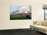Ash and Gas Rising from Lava Dome of Soufriere Hills Volcano, Montserrat, Caribbean Wall Mural by Stocktrek Images 