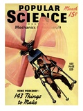 Front cover of Popular Science Magazine: March 1, 1940 Posters