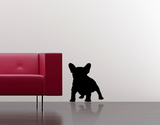 French Bulldog-Black Wall Decal