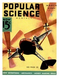 Front Cover of Popular Science Magazine: March 1, 1930 Affiches