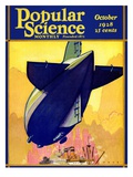 Front cover of Popular Science Magazine: October 1, 1928 Prints