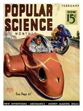 Front cover of Popular Science Magazine: February 1, 1930 Posters