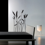 Ear of Wheat - Medium-Black Wall Decal