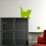 Playing Kittens-Apple Autocollant mural