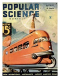 Front cover of Popular Science Magazine: April 1, 1930 Posters