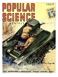 Front Cover of Popular Science Magazine: July 1, 1930 Kunstdrucke