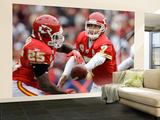 Chiefs Redskins Football: Landover, MD - Matt Cassel and Jamaal Charles Wall Mural – Large by Alex Brandon