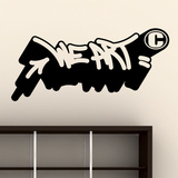 We Art I-Medium-Black Wall Decal
