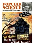 Front cover of Popular Science Magazine: March 1, 1951 Affiches