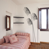 Large Feathers-Medium-Black Vinilos decorativos Large Feathers-Medium-Black Vinilos decorativos