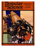 Front cover of Popular Science Magazine: January 1, 1928 Posters