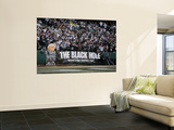 Redskins Raiders Football: Oakland, CA - The Black Hole Wall Mural by Marcio Jose Sanchez