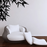 Under the Bamboo-Left-Medium-Black Autocollant mural