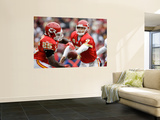 Chiefs Redskins Football: Landover, MD - Matt Cassel and Jamaal Charles Veggmaleri av Alex Brandon Chiefs Redskins Football: Landover, MD - Matt Cassel and Jamaal Charles Veggmaleri av Alex Brandon