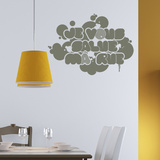 I Salute You my Street Throw-Up-Medium-Mouse Wall Decal