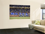 Redskins Lions Football: Detroit, MI - Lions Flags Wall Mural by Carlos Osorio