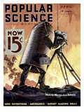 Front cover of Popular Science Magazine: April 1, 1900 Posters
