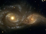 Galaxies Nearly Colliding Photographic Print