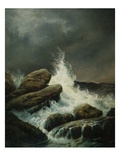 The Wave Giclee Print by Gustave Dore