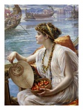 A Roman Boat Race Giclee Print by Edward Poynter