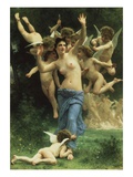 Invading Cupid's Realm Giclee Print by William Adolphe Bouguereau