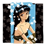 Blossom Anime Girl Giclee Print by Harry Briggs